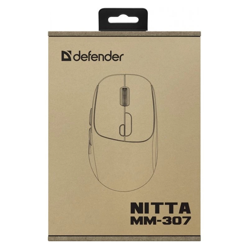 Maus Defender NITTA MM-307 RF+BT OPTISCH 1600dpi 6T WEISS