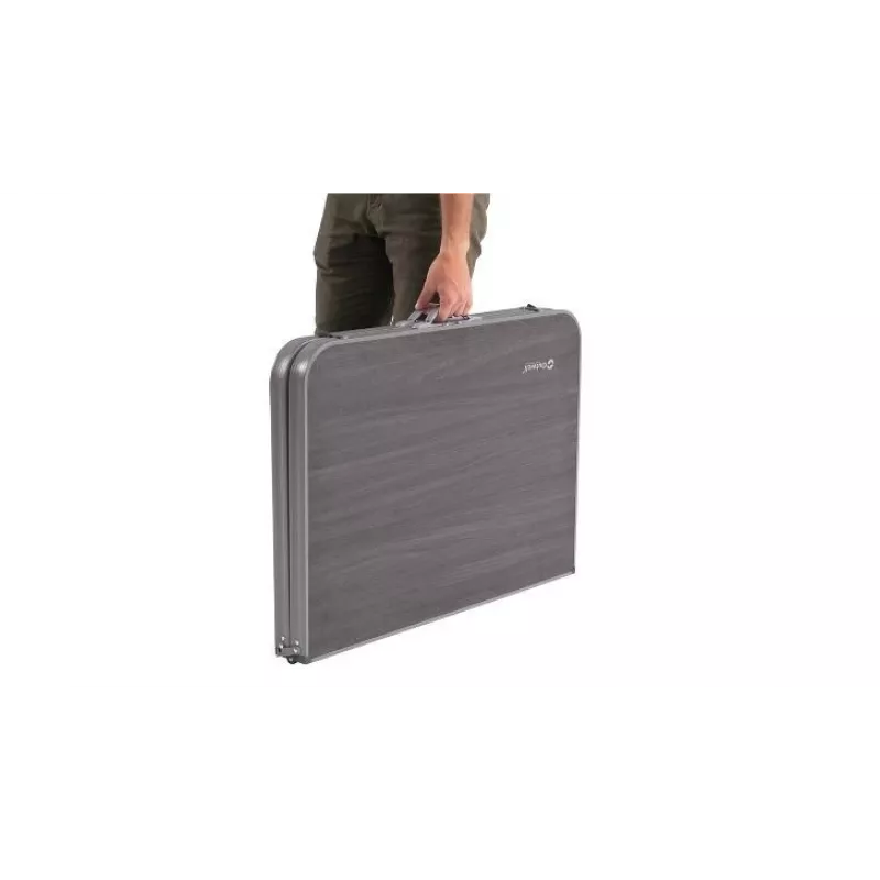 Outdoor-Tisch Outwell Coledale L — Aluminiumrahmen, Harzplatte, 800 × 1200 mm, 8,4 kg, grau