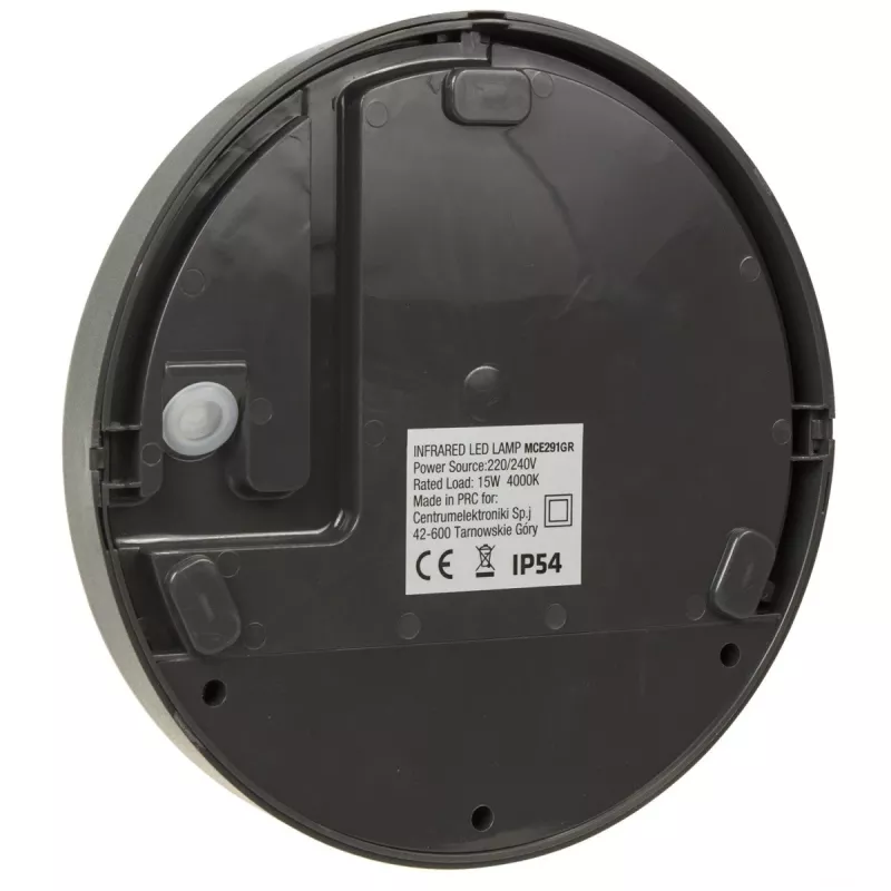 LED 15W Lampe mit Infrarot-Bewegungssensor MACLEAN MCE291 GR