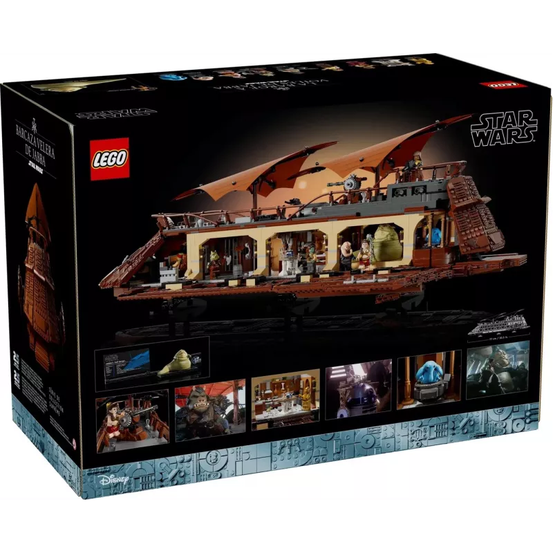 LEGO Star Wars Set Jabba's Barge 75397 – 3943 Teile, 11 Minifiguren, Alter 18+