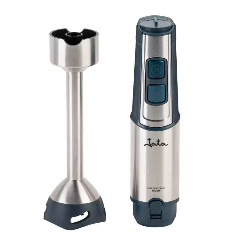 Stabmixer Jata JEBT1854 — 1500 W, bis zu 14.500 U/min, Edelstahlklingen, dunkelblau
