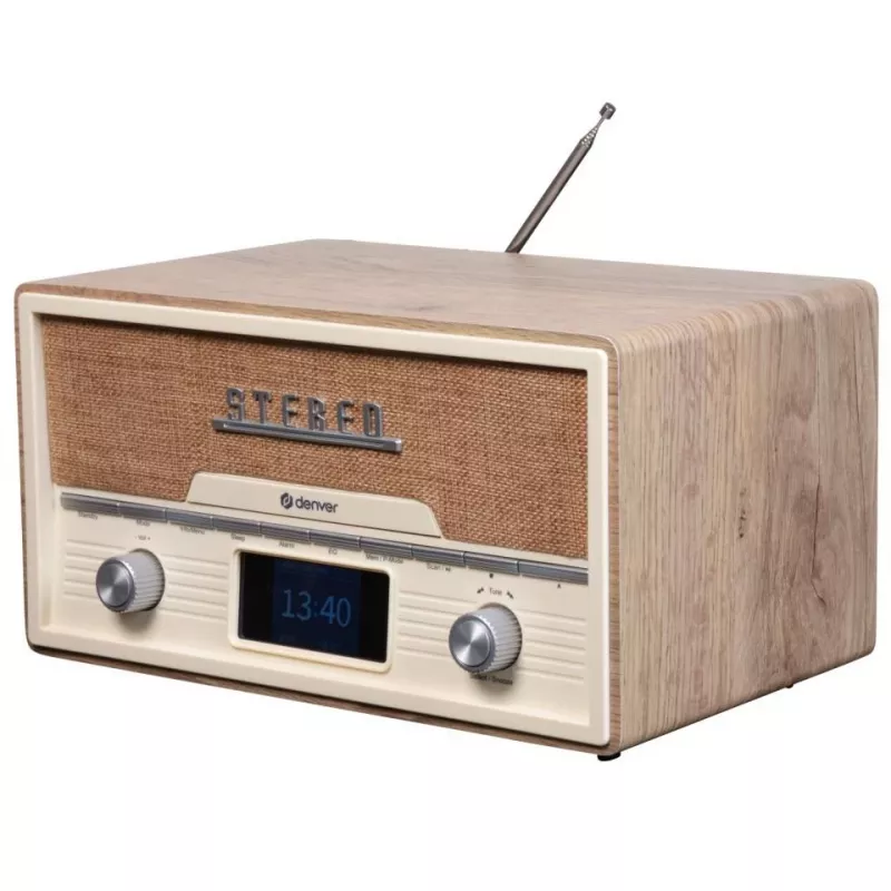 Persönlicher CD-Player Denver MDA-525LW Holz 10 W DAB+ FM