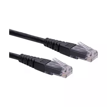 ROLINE Patchkabel Cat.6 Class E UTP schwarz 0,3m
