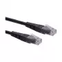 ROLINE Patchkabel Cat.6 Class E UTP schwarz 0,3m