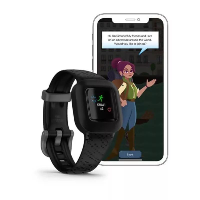 Garmin Vivofit Jr. 3 MIP Armband-Aktivitätstracker 1,4 cm (0,55 inch) Schwarz