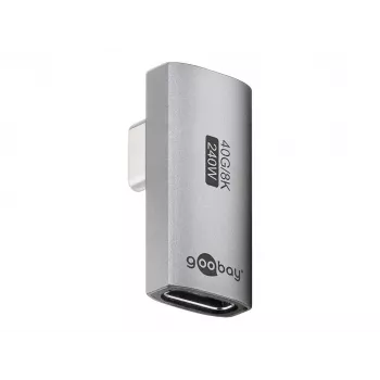 Goobay 74443 USB-C™-Adapter senkrecht 90° gedreht, USB4™ | Goobay