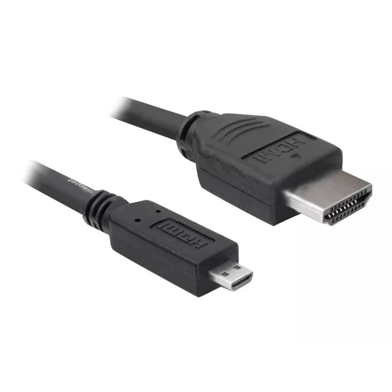 DeLOCK - Video- / Audiokabel - HDMI - 32 AWG - HDMI, 19-polig (M) - 19-polig Micro-HDMI (M) - 3 m (82663)