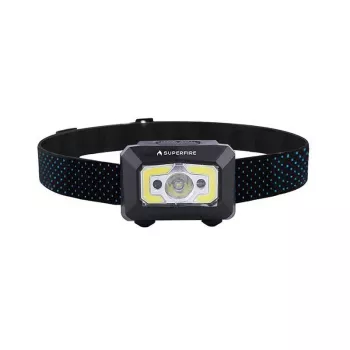 Superfire X30 Stirnlampe, 340 lm, USB, 5 Modi, 130 m
