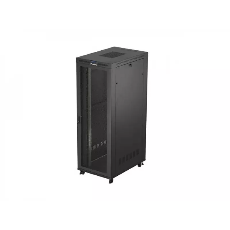 Rack-Schrank LANBERG FF01-8247-23BL 47U freistehender Schrank, 2343×800×1200 mm, IP20, 165 kg, 1200 kg Last