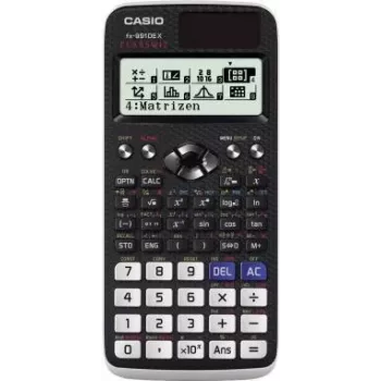Casio FX-991DE X - Desktop - Wissenschaftlicher Taschenrechner - Batterie/Solar - Schwarz