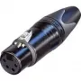 Neutrik XLR-Anschlussbuchse, gerade Anzahl der Pole: 4 Schwarz NC4FXX-B 1 Stück (NC4FXX-B)