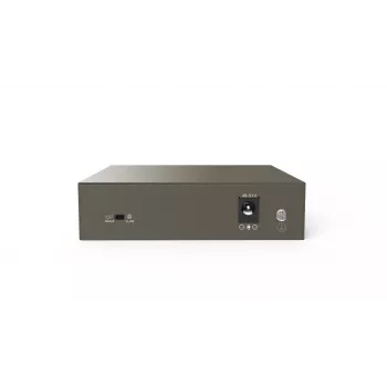 Netzwerk-Switch TENDA TEG1105P-4-63W-EU, 5x Gigabit RJ-45, 4x PoE (57,8 W gesamt), 10 Gbit/s Switching