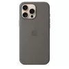 Silicone Case mit MagSafe für iPhone 16 Pro Max - Steingrau