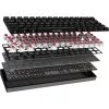 Deltaco GAM-100-DE - 65% - USB + Bluetooth - mechanischer Switch - QWERTZ - RGB-LED - Schwarz