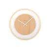 NeXtime klok 3046 Wood Loop, Ø30 cm, Wand, Holz