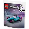 30734 Speed Champions F1 ACADEMY Mini-Auto, Konstruktionsspielzeug Polybag
