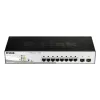D-Link DGS-1210-08P/E Managed L2 Gigabit Ethernet (10/100/1000) Power over Ethernet (PoE) Schwarz