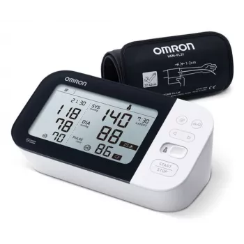Omron M7 Intelli IT Oberarm-Blutdruckmessgerät, automatisch, 2 Benutzer