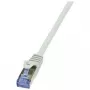 Netzwerkkabel LogiLink Cat6a S/FTP RJ-45 7,5 m grau
