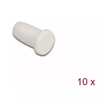 Glasfaser-Staubschutzkappe DeLOCK 86846 10 Stück weiß