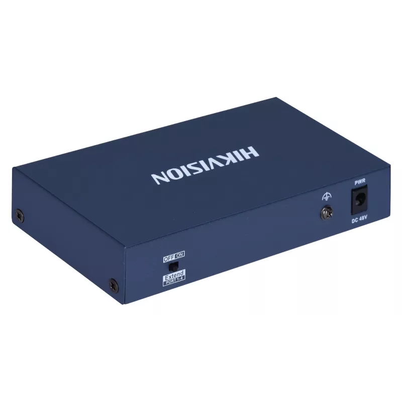 Hikvision DS-3E0106HP-E Netzwerk-Links Unmanaged Fast Ethernet (10/100) PoE-Unterstützung Blau
