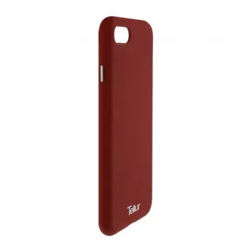 Cover Tellur iPhone 7 Braun Rot