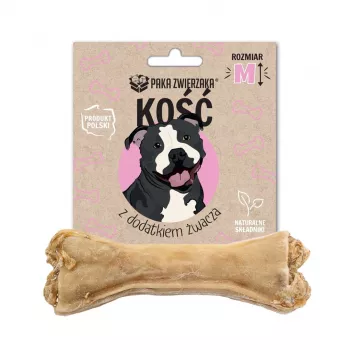 Hundeleckerli-Knochen PAKA ZWIERZAKA M 12 cm, 55 g — mit Pansen, getreidefrei, hypoallergen
