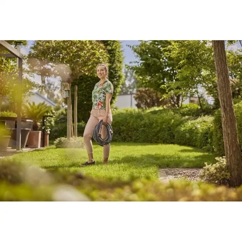 Gardena Liano Gartenschlauch 25 m PVC Schwarz Grau Oberirdisch