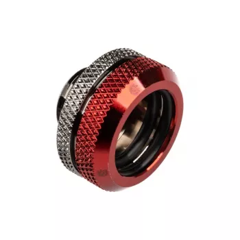 BitsPower Multi-Link Adapter gerade G1/4 Zoll AG auf 16 mm AD Hardtube, glänzend schwarz
