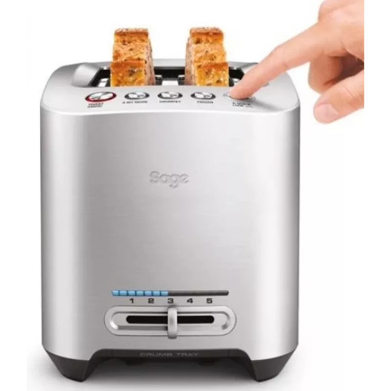 Sage the Smart Toast 5 2-Scheiben Silber