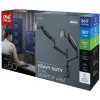 Universelle Hochleistungs-Monitorhalterung DM 5210 Dual Heavy Duty, Monitorhalterung Schwarz, für 43–127 cm (17–50 Zoll) Monitore