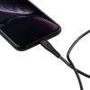 CANYON Kabel MFI-4 Type-C auf Lightning 1,2m Schwarz