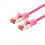 Netzwerkkabel LOGON TCR66SS070M Cat6 S/FTP (S-STP) Magenta, 7 m, RJ-45—RJ-45