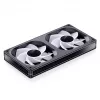 Jonsbo ZB-240BR 120mm Reverse Blade ARGB PWM 2er-Pack Gehäuselüfter - Schwarz
