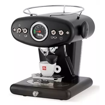 illy X1 Anniversary Machine für Kaffeepulver und E.S.E.-Pads (schwarz)