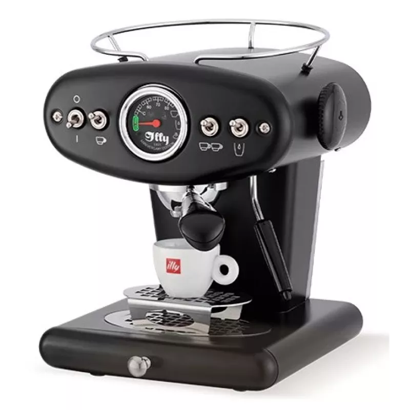 illy X1 Anniversary Machine für Kaffeepulver und E.S.E.-Pads (schwarz)