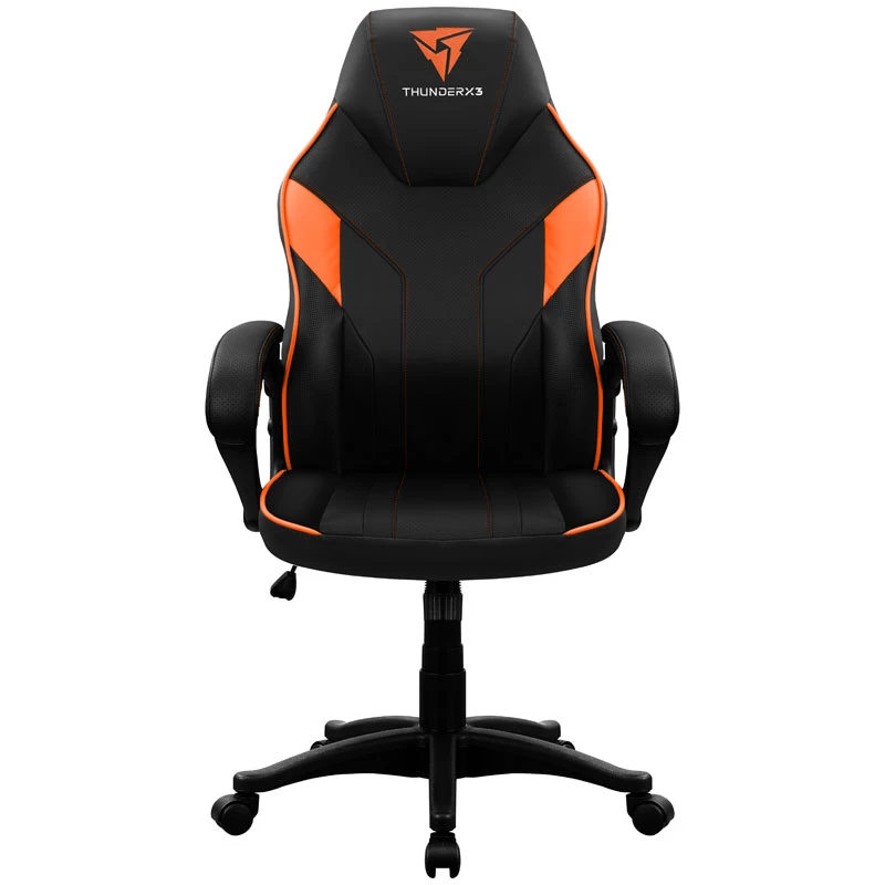 Gaming-Stuhl Thunder X3 EC1 Schwarz Orange – ergonomisches Design, höhenverstellbar