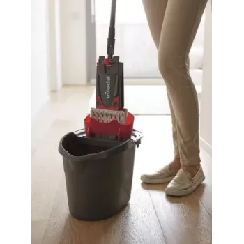 Eimer mit Moppauswringer Vileda 157870 — schwarz, 10 L, passend für Ultramax & Ultramax XL, 380×300×380 mm