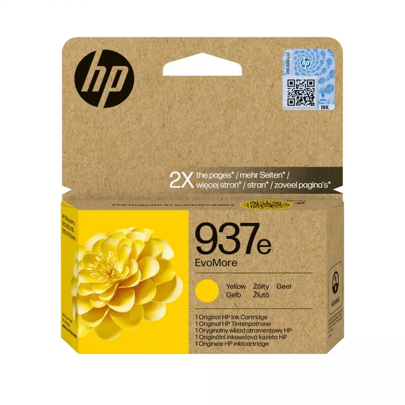 HP 937e EvoMore Gelb Original Tintenpatrone
