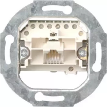 GIRA 017900 Steckdose RJ-11 Beige - Edelstahl (017900)
