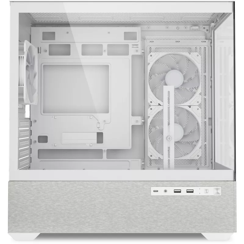 Sharkoon MK7 ARGB mATX Gehäuse 2xGlas Weiß