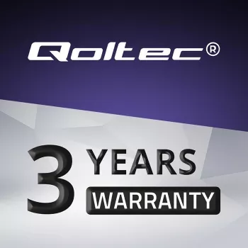 Qoltec 51025 Netzteil/Spannungswandler Indoor Schwarz