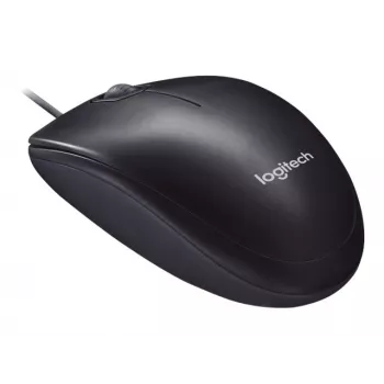 Logitech M90 kabelgebundene optische Büromaus — 1000 DPI, beidhändig, USB Typ-A, schwarz