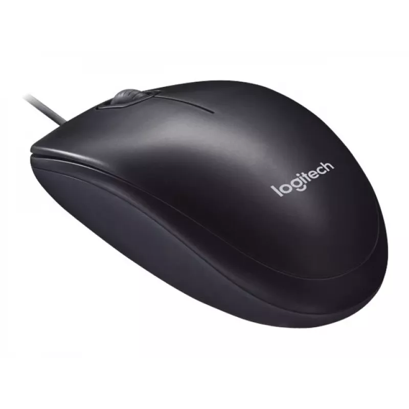 Logitech M90 kabelgebundene optische Büromaus — 1000 DPI, beidhändig, USB Typ-A, schwarz