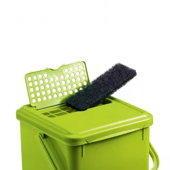 Rotho 63972 Kompostbehälter-Aktivkohlefilter, 3er-Pack