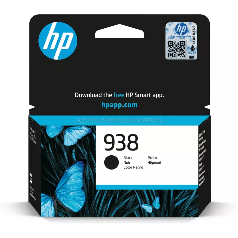 Cartridge HP Ink 4S6X8PE 938 Schwarz
