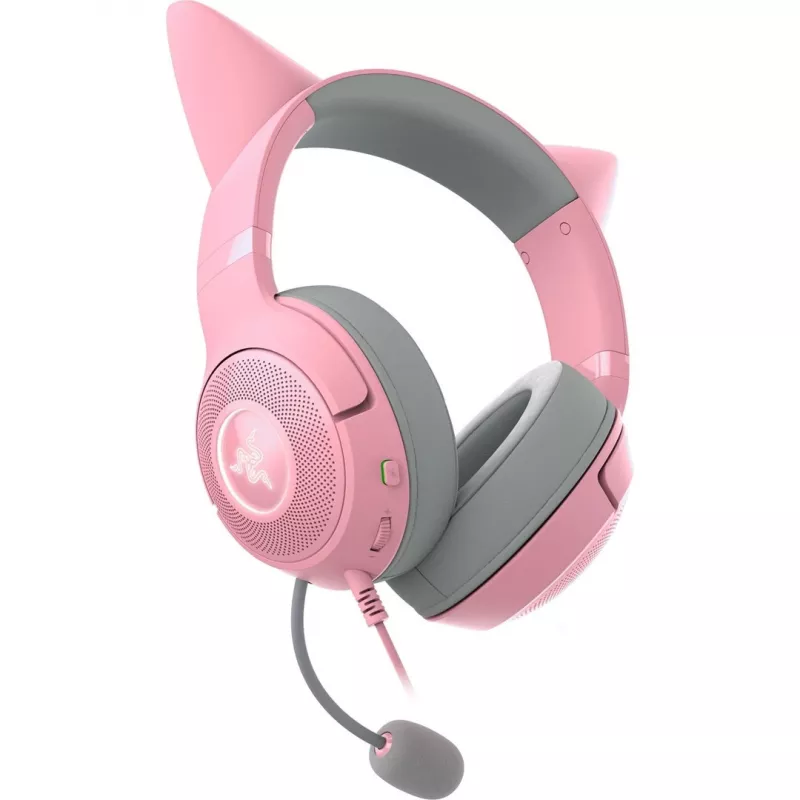 Kabelgebundenes Over-Ear-Headset Razer RZ04-04730200-R3M1 — ohrumschließend, 1,3 m Kabel, 353 g, rosa