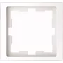 Wandplatte / Schalterabdeckung Merten MEG4010-6535, weiß, Thermoplast, schraubenlos, einteilig
