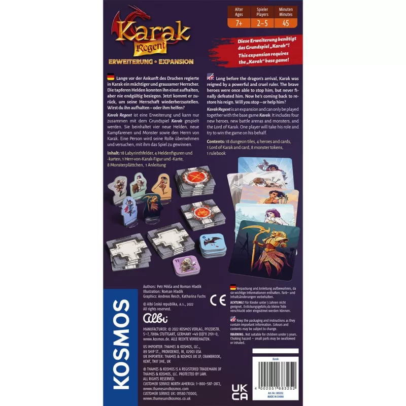 Karak Regent, Brettspiel-Erweiterung