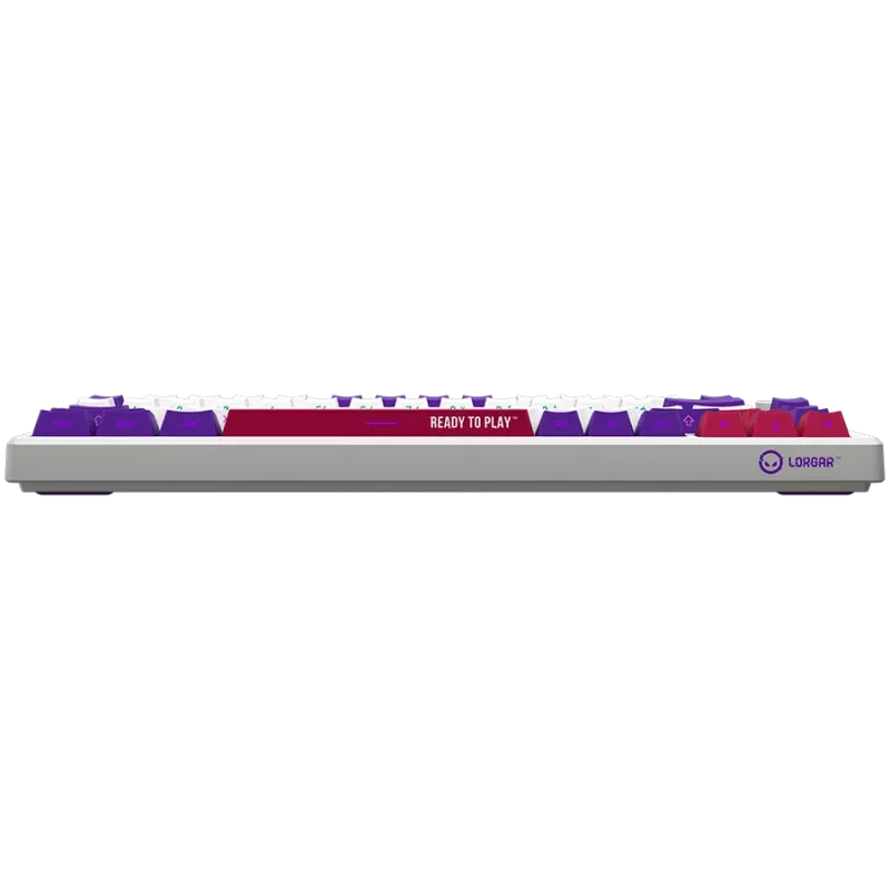 LORGAR KBP7075W, Kabellose 75% Mechanische Gaming-Tastatur Pro, Weiß, EN-Layout